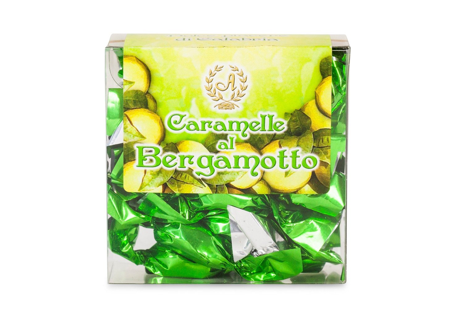 Bergamot candies sugar free in box of 2,11 Oz. (gr.60) 2